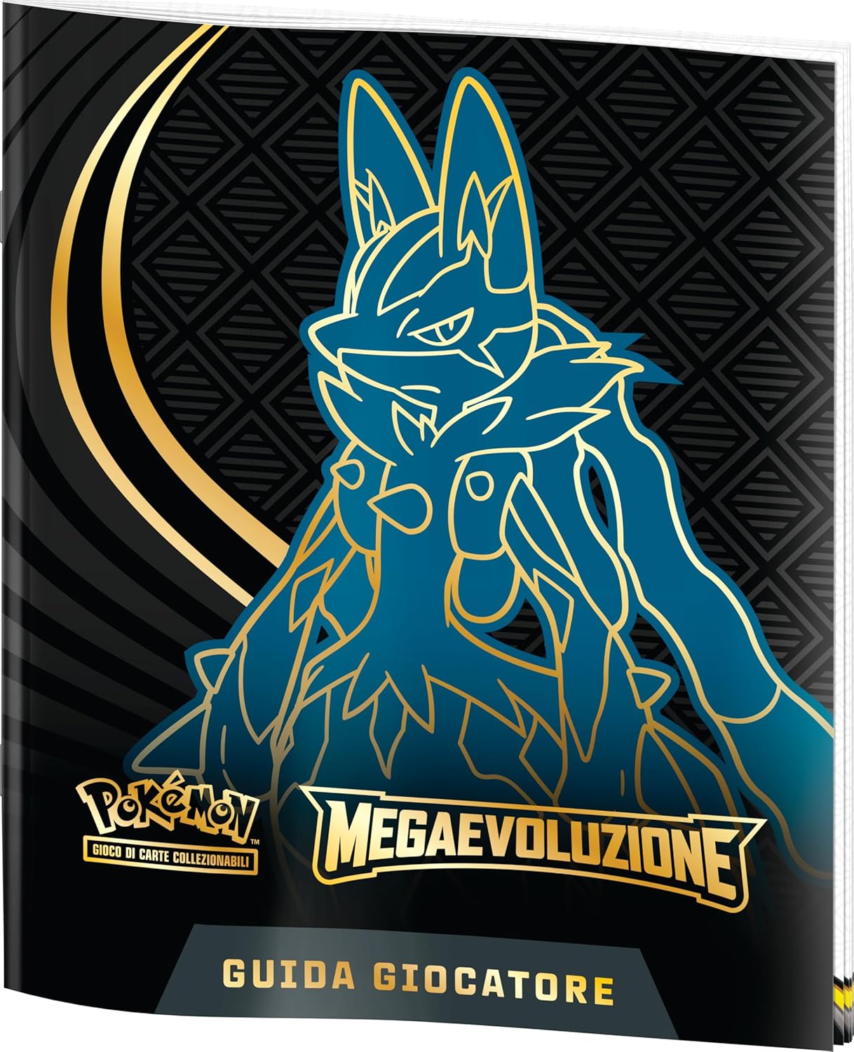Pokémon: set Allenatore Fuoriclasse (Lucario) dell’espansione Megaevoluzione del GCC Pokémon (una carta promozionale a figura intera, nove buste di espansione e accessori premium)
